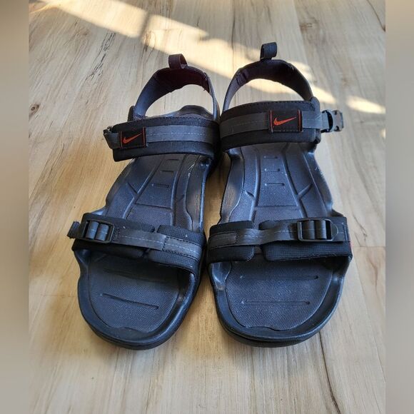 NIKE ACG ALL-TRAC AMPHIBIOUS sandals size 12 Color black and red Strap Open Toe - Picture 7 of 9